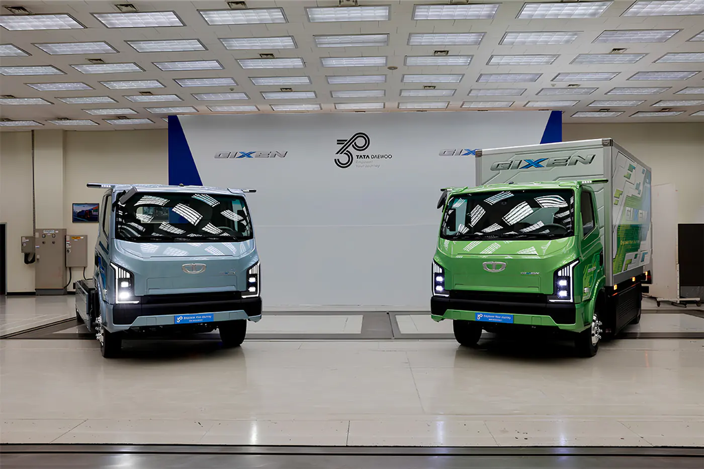Tata Daewoo выпустила новую модель электрического среднетоннажника Gixen