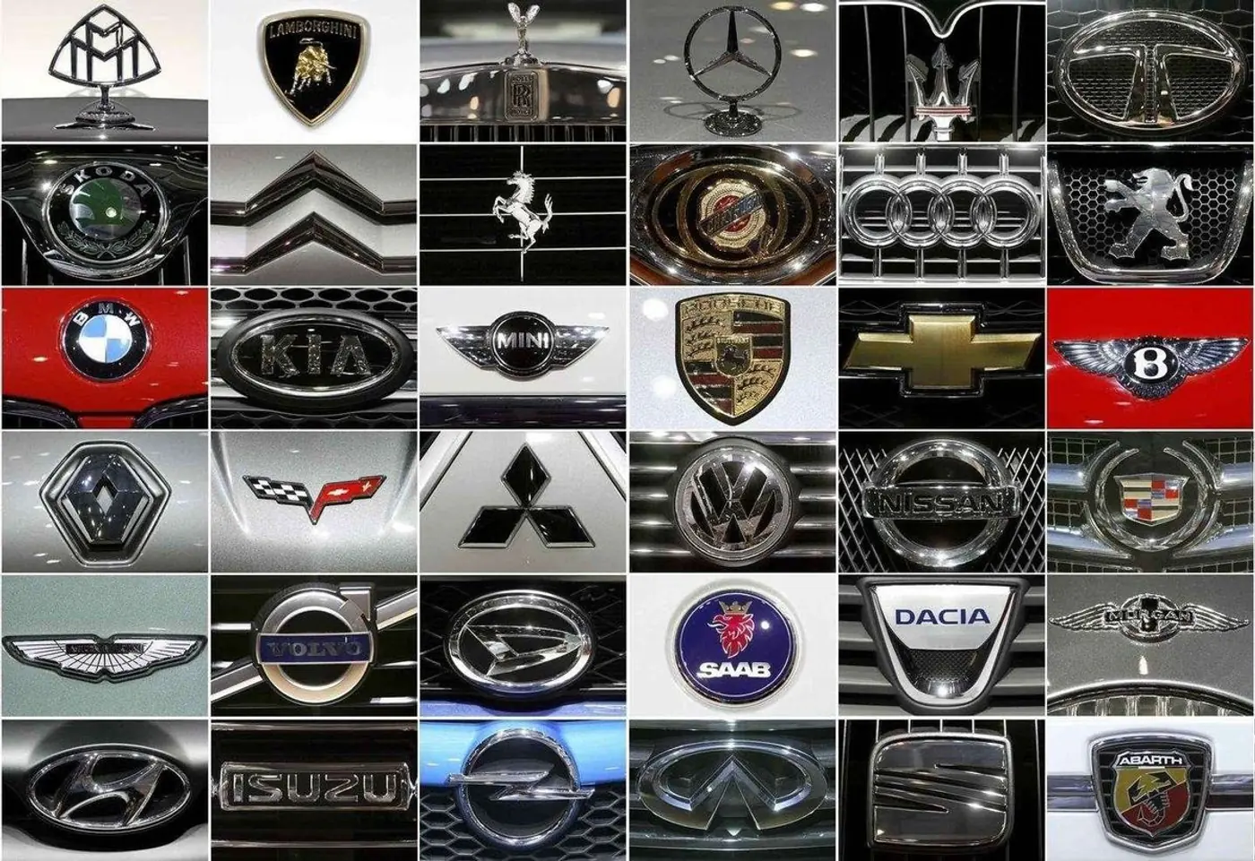 А вы угадаете первые логотипы известных автомобильных брендов?