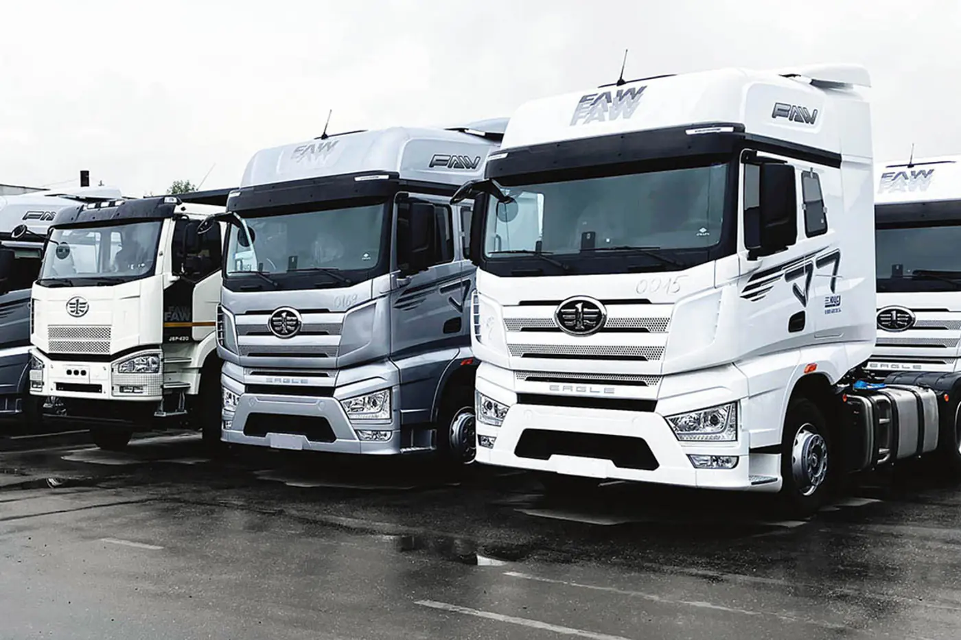 Линейка грузовой техники FAW TRUCKS уже в Беларуси