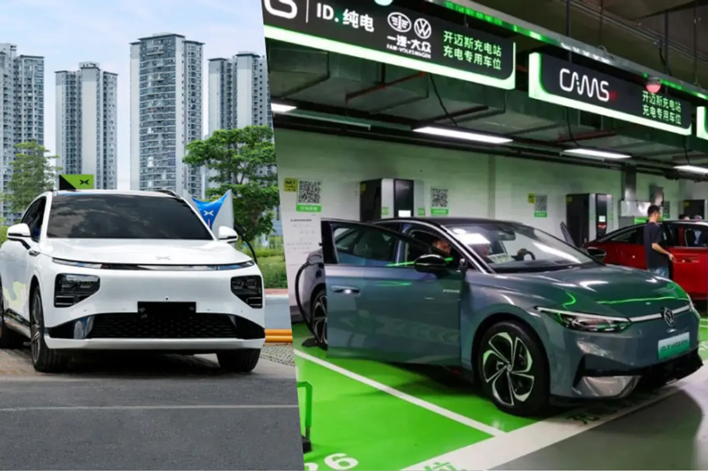 Xpeng и Volkswagen объединяются – сейчас в рамках сети быстрых зарядок