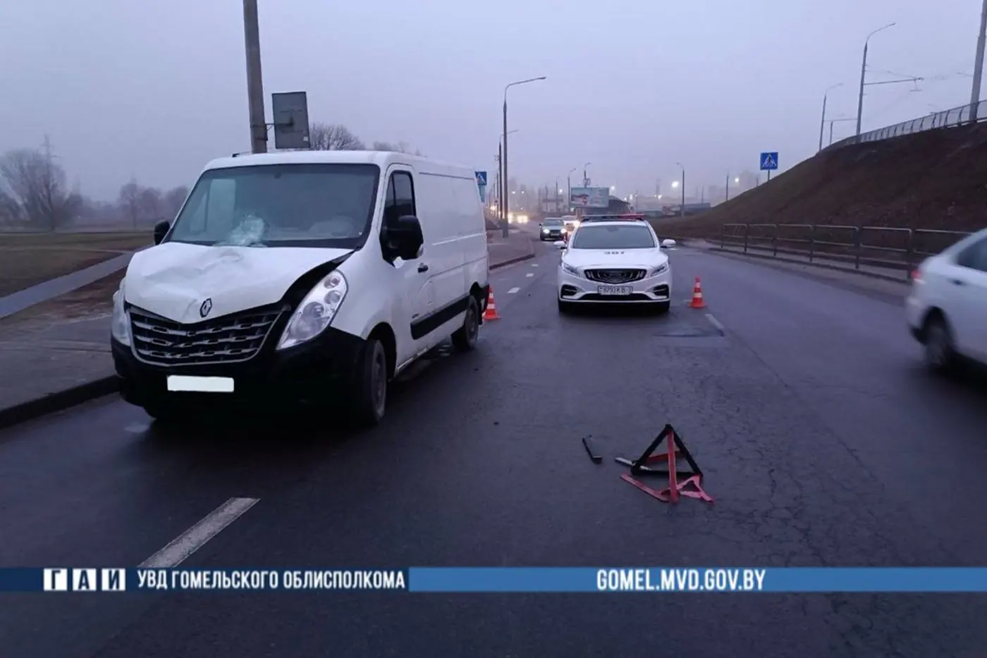 В Гомеле под колесами авто погиб пешеход – предположительно, он был пьян