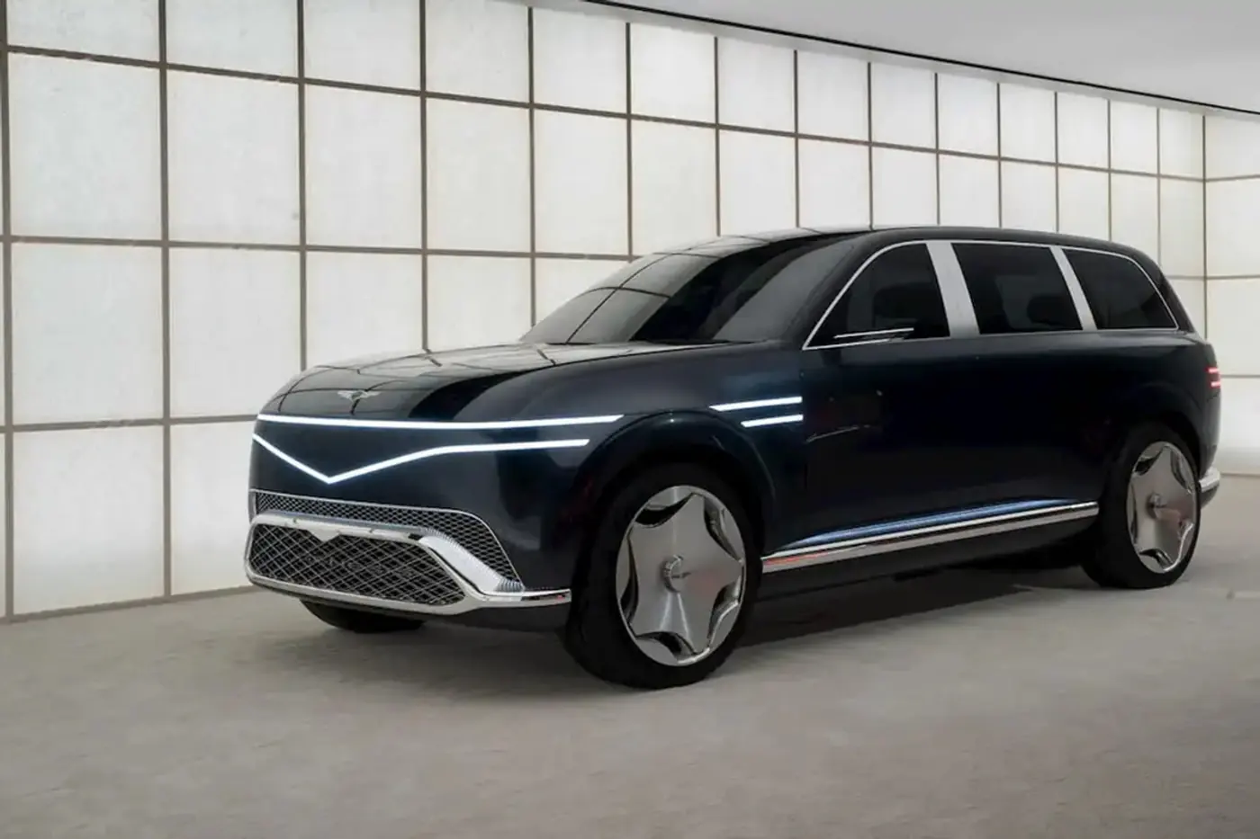 Genesis GV90 представлен как роскошный электрокар – конкурент Rolls-Royce и Bentley