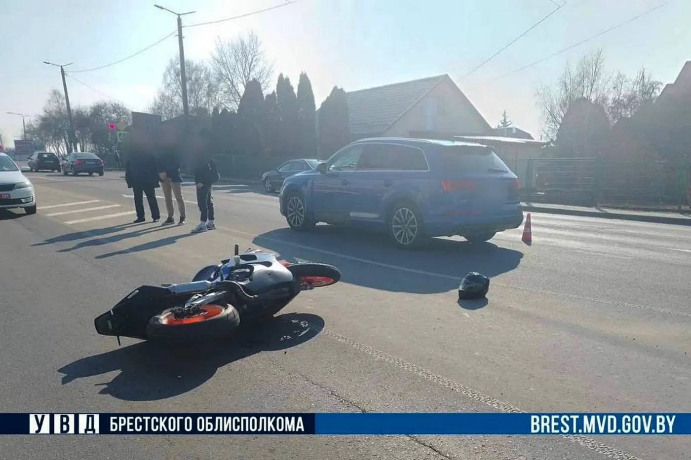 На Брестчине за день произошли три ДТП с участием мотоциклистов