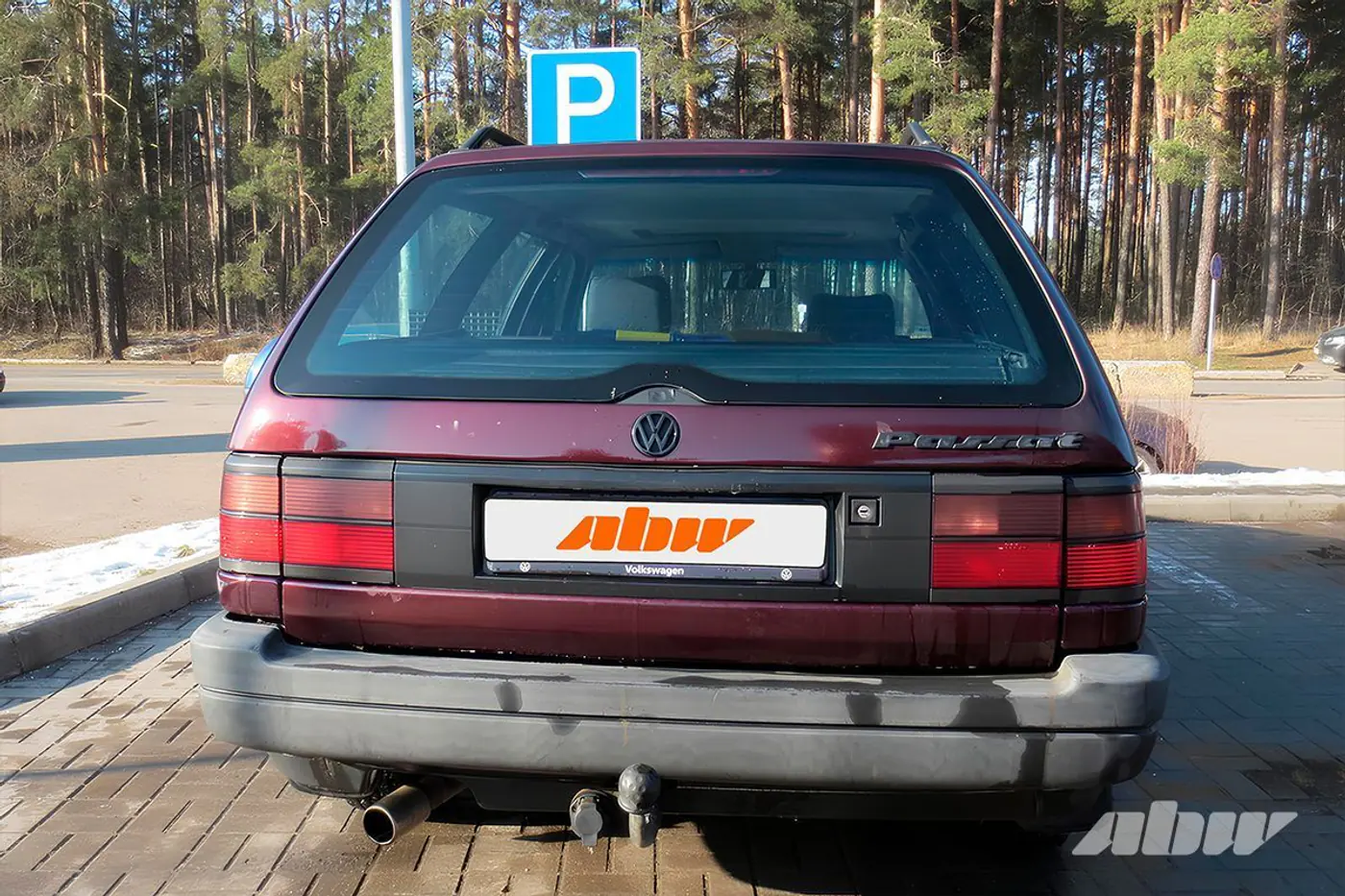 VW_Passat_B3_сзади