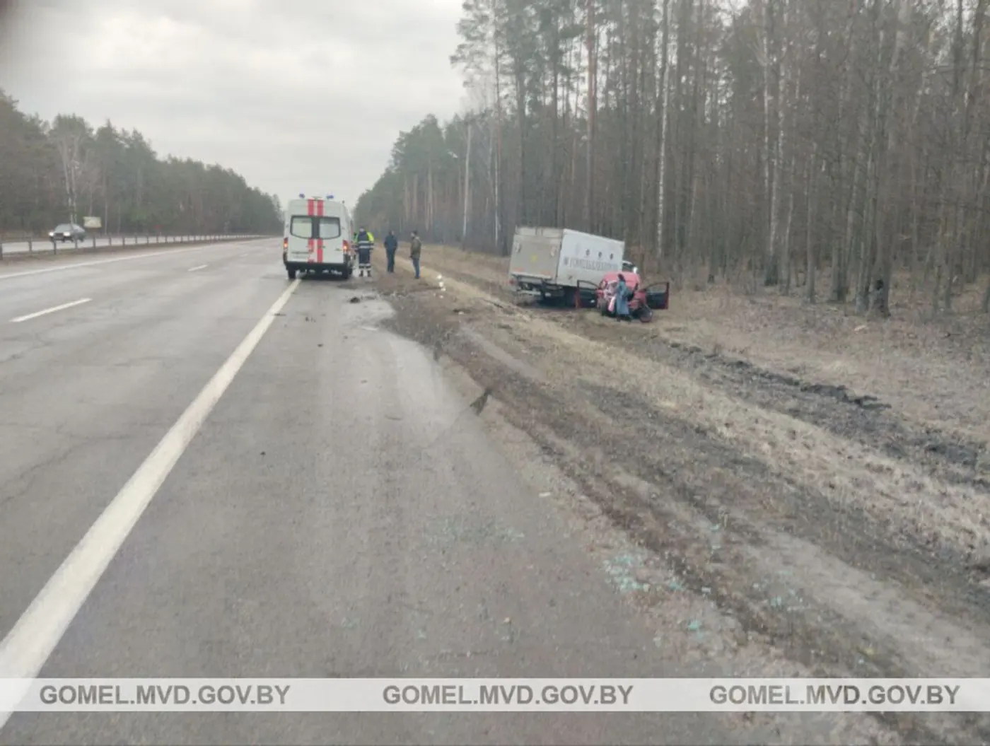На трассе М10 грузовик врезался в легковушку с ребенком. Водитель уснул?