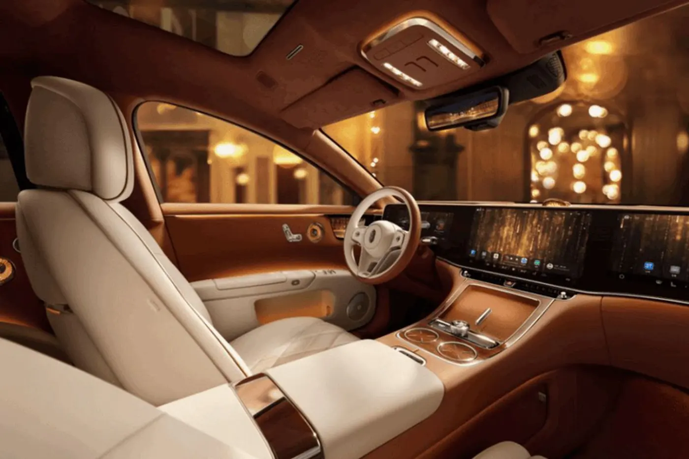 Разработчики показали, как китайский Rolls-Royce выглядит внутри