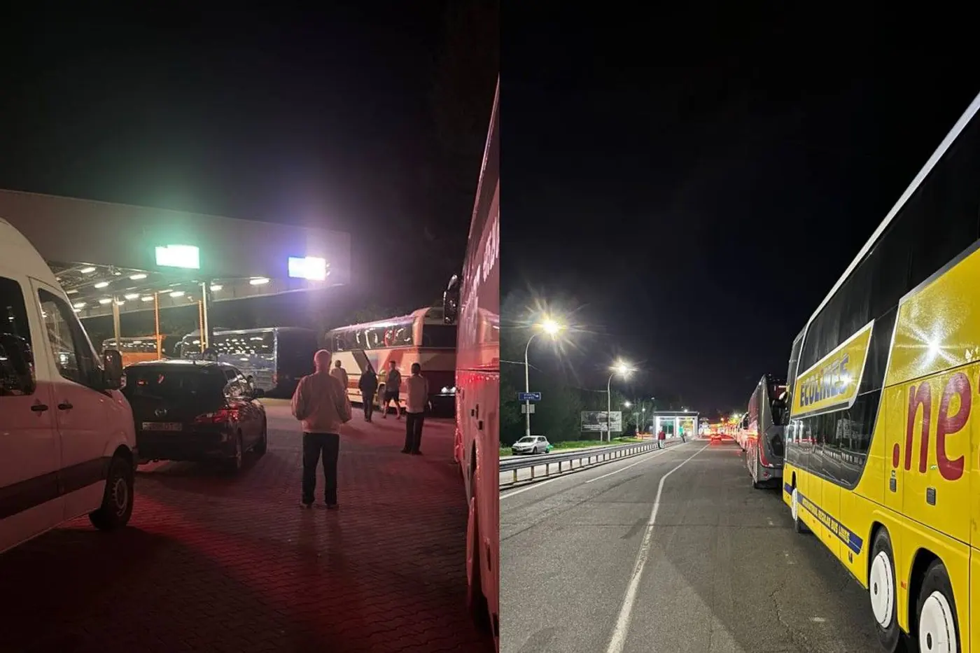 В очереди на автомобильном погранпереходе «Брест» 1700 легковушек и 32 автобуса