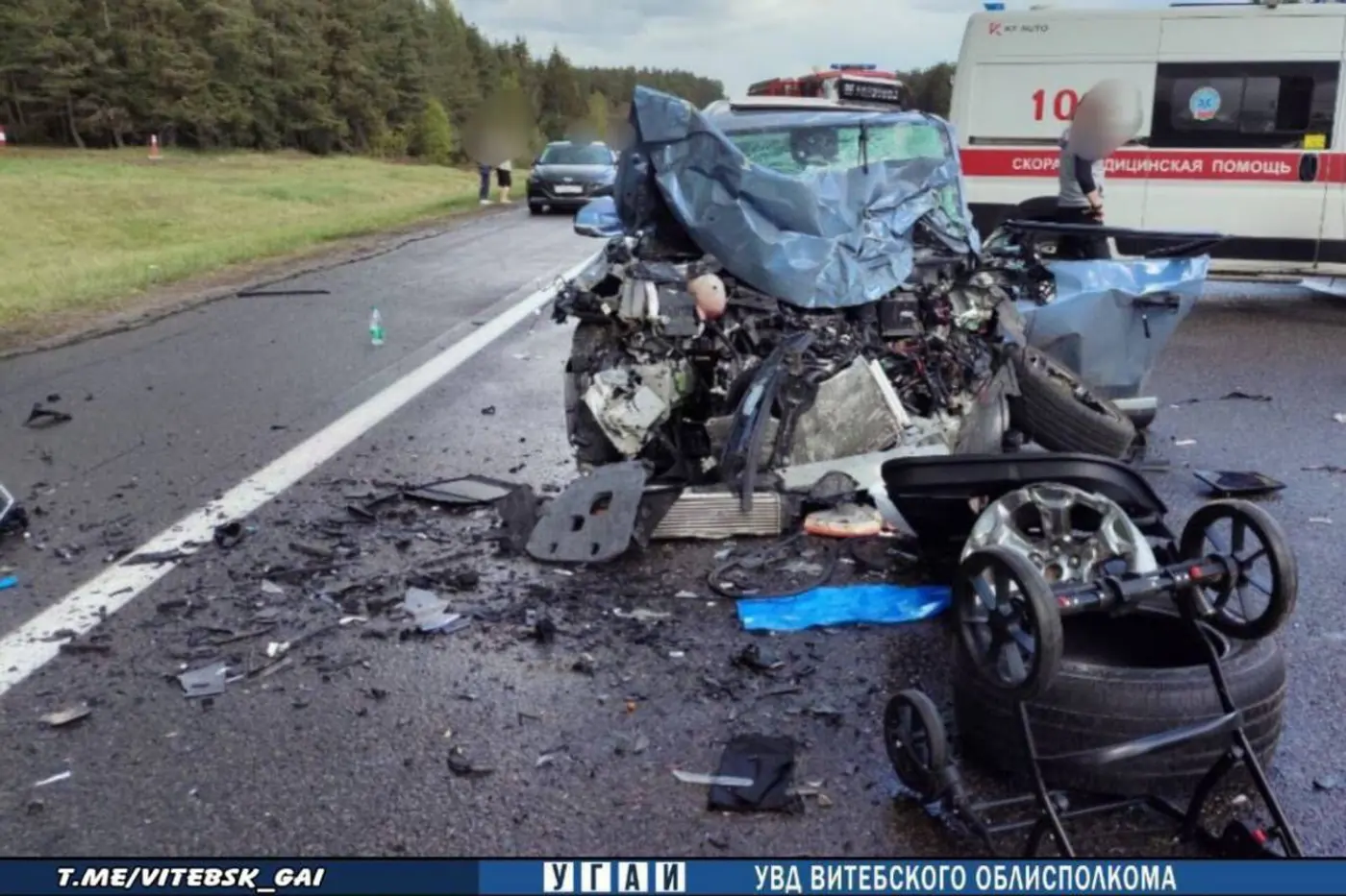 В аварии на трассе М1 пострадали три человека