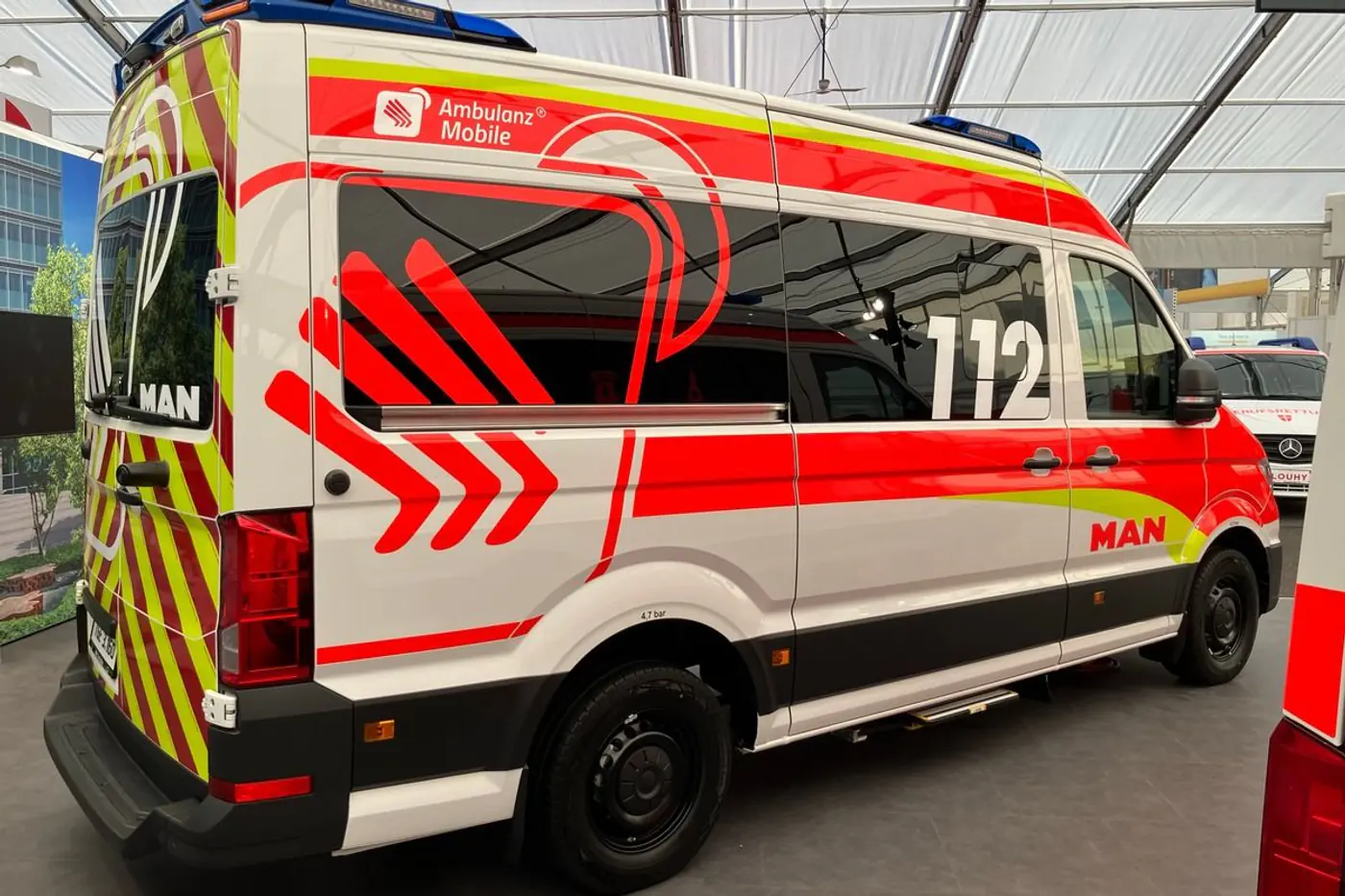 MAN продемонстрировал новые спецавтомобили на выставке RETTmobil 2025