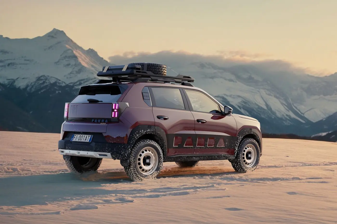 Fiat Grande Panda показана в полноприводной версии. Но пока это концепт