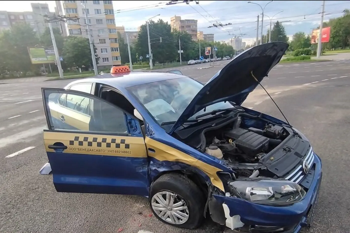 Несоблюдение дистанции стало причиной утренней аварии в Минске