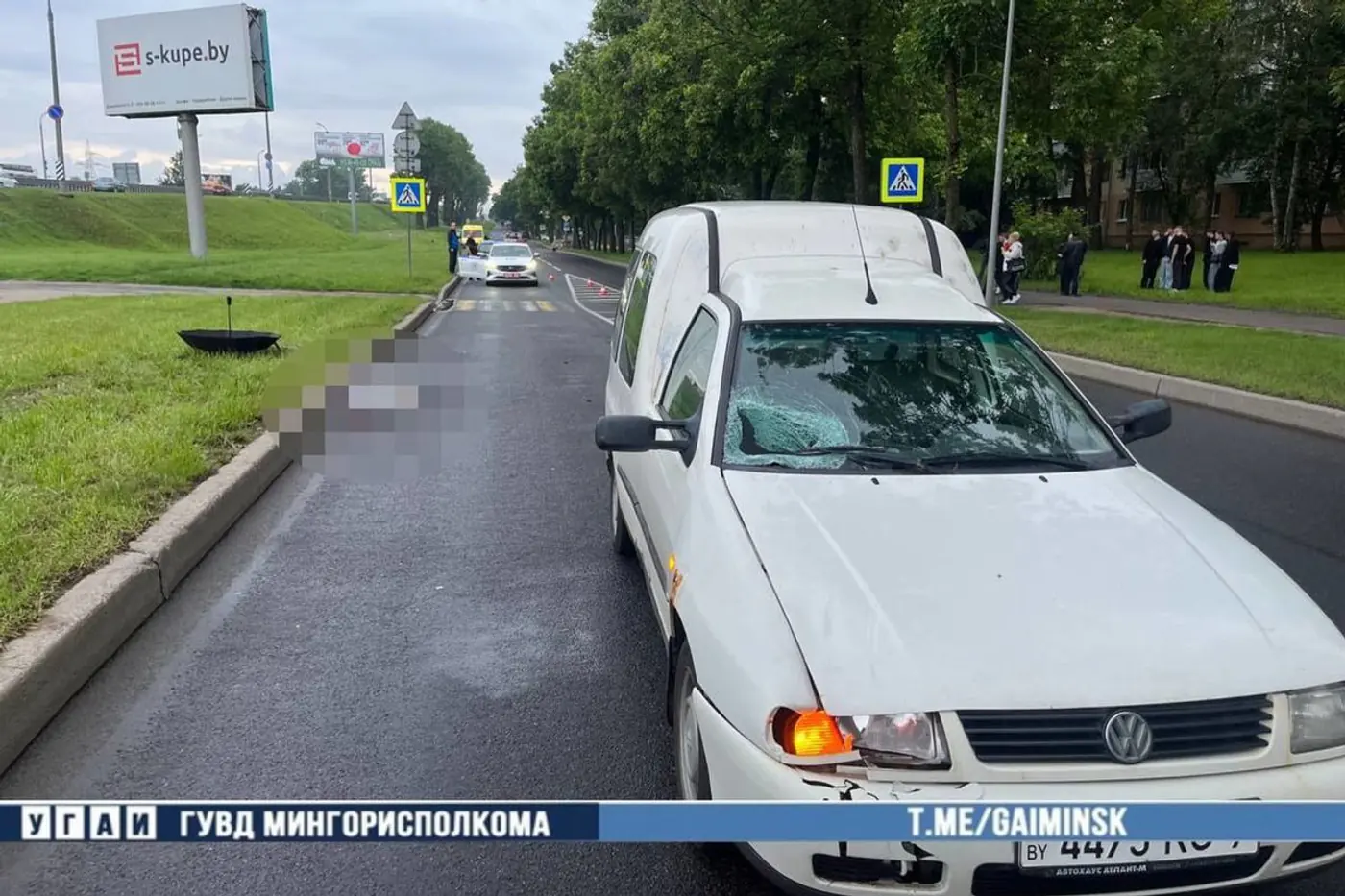 Наезд на пешеходном переходе в Минске: летальный исход