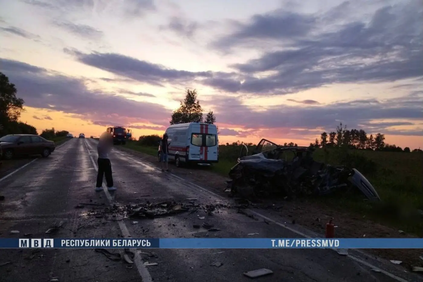 Два человека погибли в аварии в Витебской области