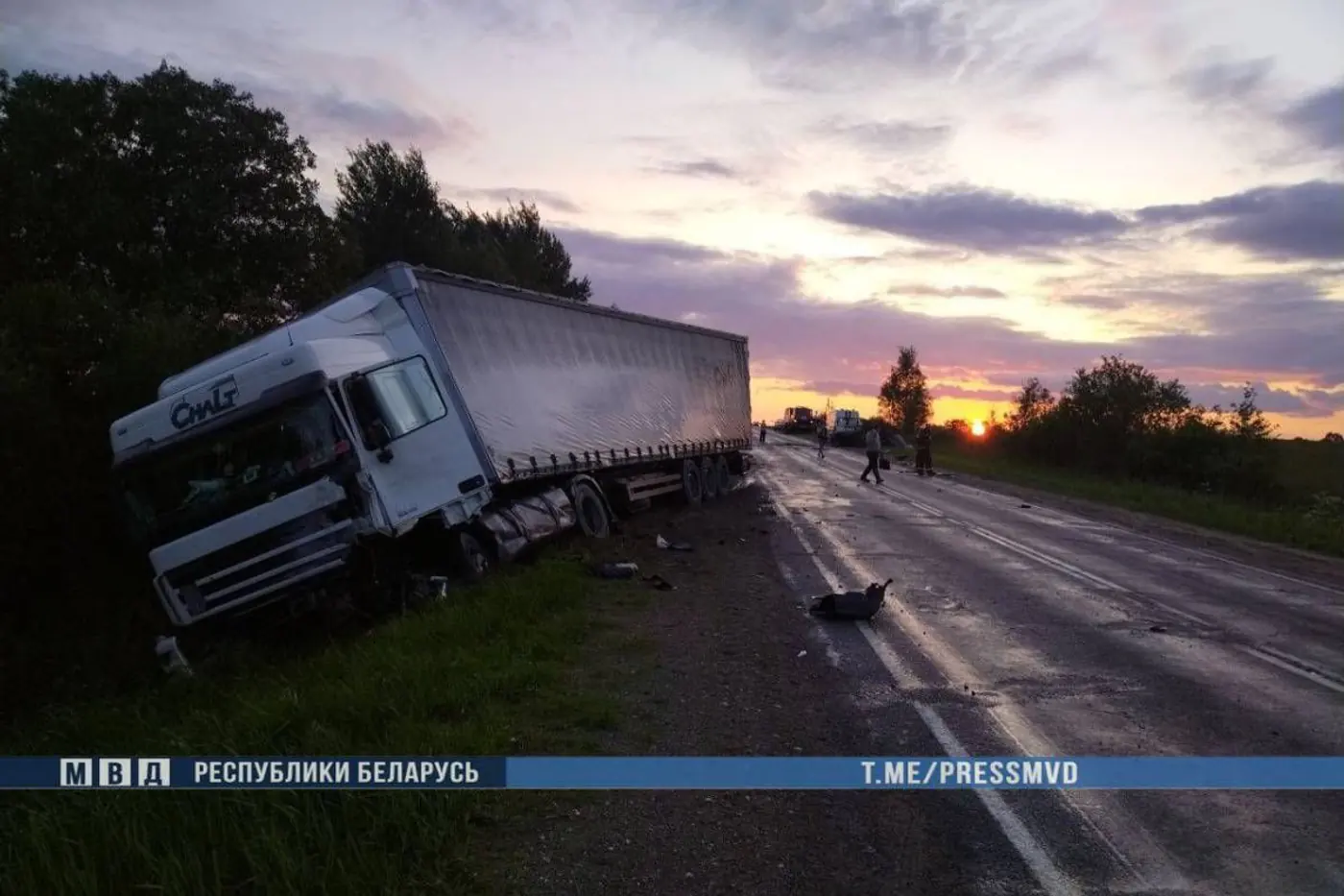 Два человека погибли в аварии в Витебской области
