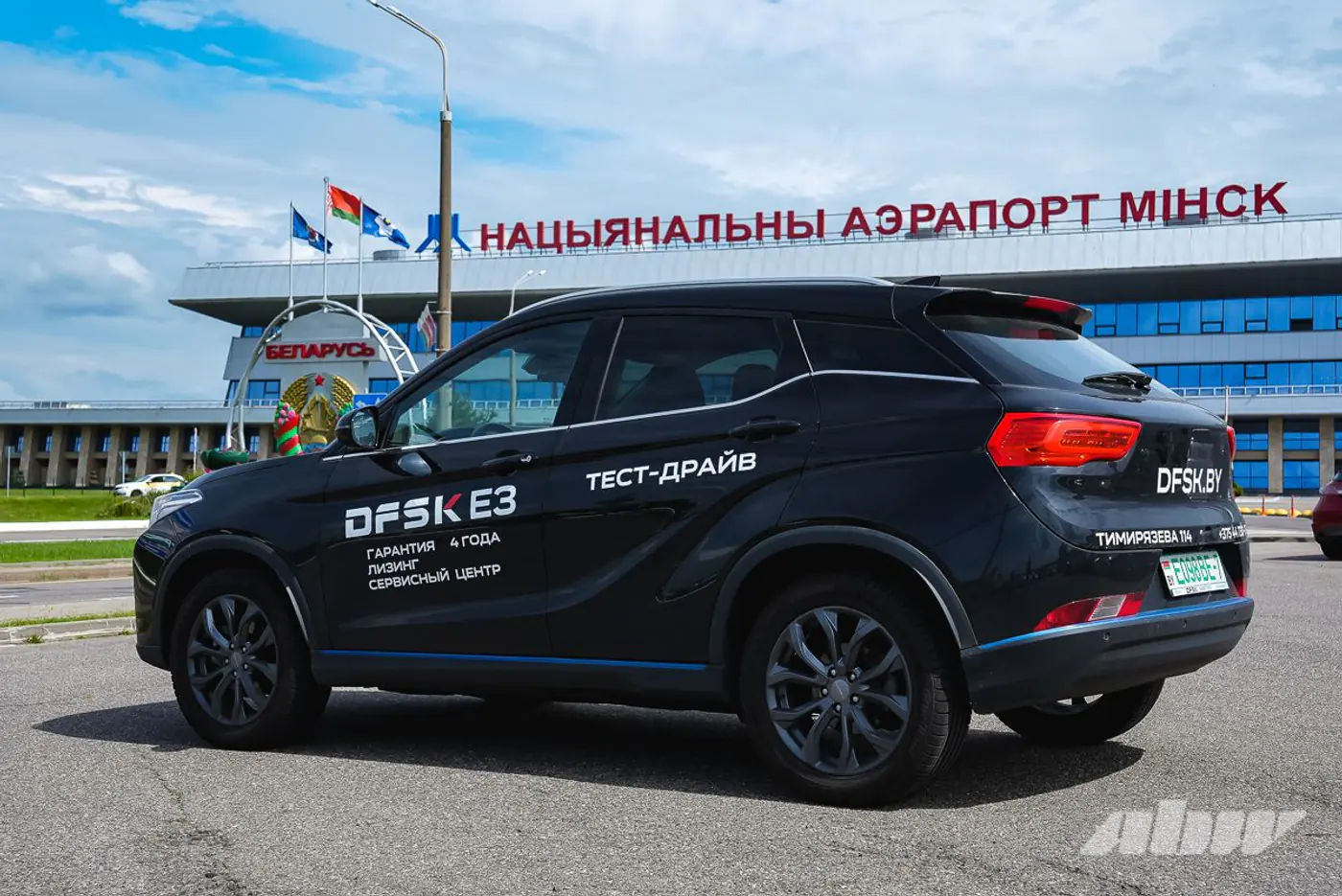 До аэропорта и обратно – как такси: проверяем запас хода электрокроссовера DFSK E3