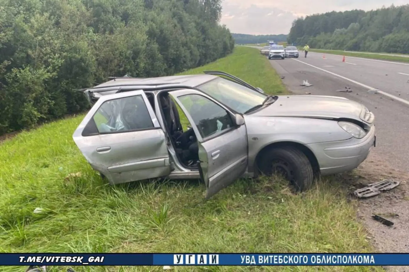 Серьезная авария на М1: один человек погиб, четверо пострадали