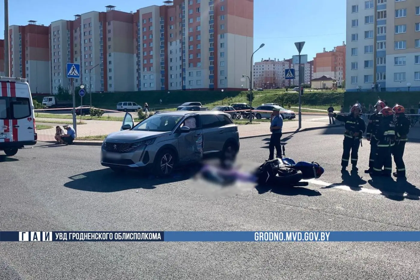 Мотоциклист погиб в столкновении с автомобилем в Гродно