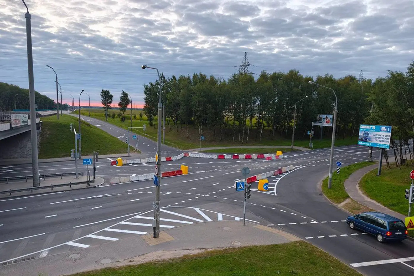В Минске появилась алмазная развязка. Как отреагировали водители