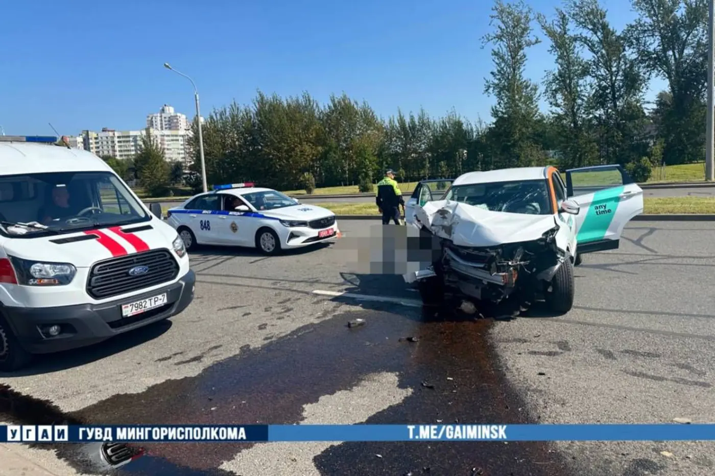 В Минске погибла пассажир каршеринга. Водитель потерял сознание?