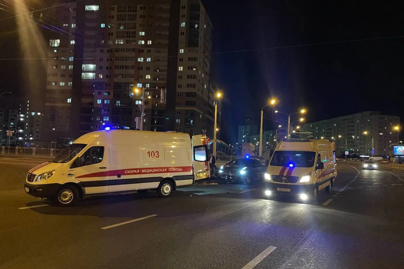 Двое подростков на мотоцикле пострадали в аварии на Игуменском тракте