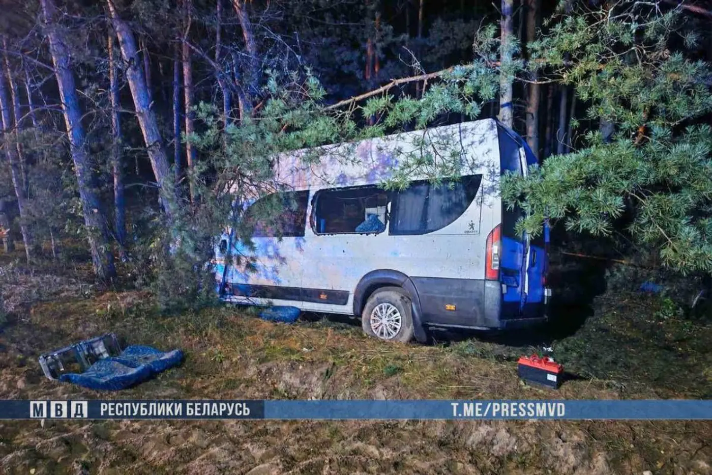 Серьезная авария возле Вилейки: восемь пострадавших