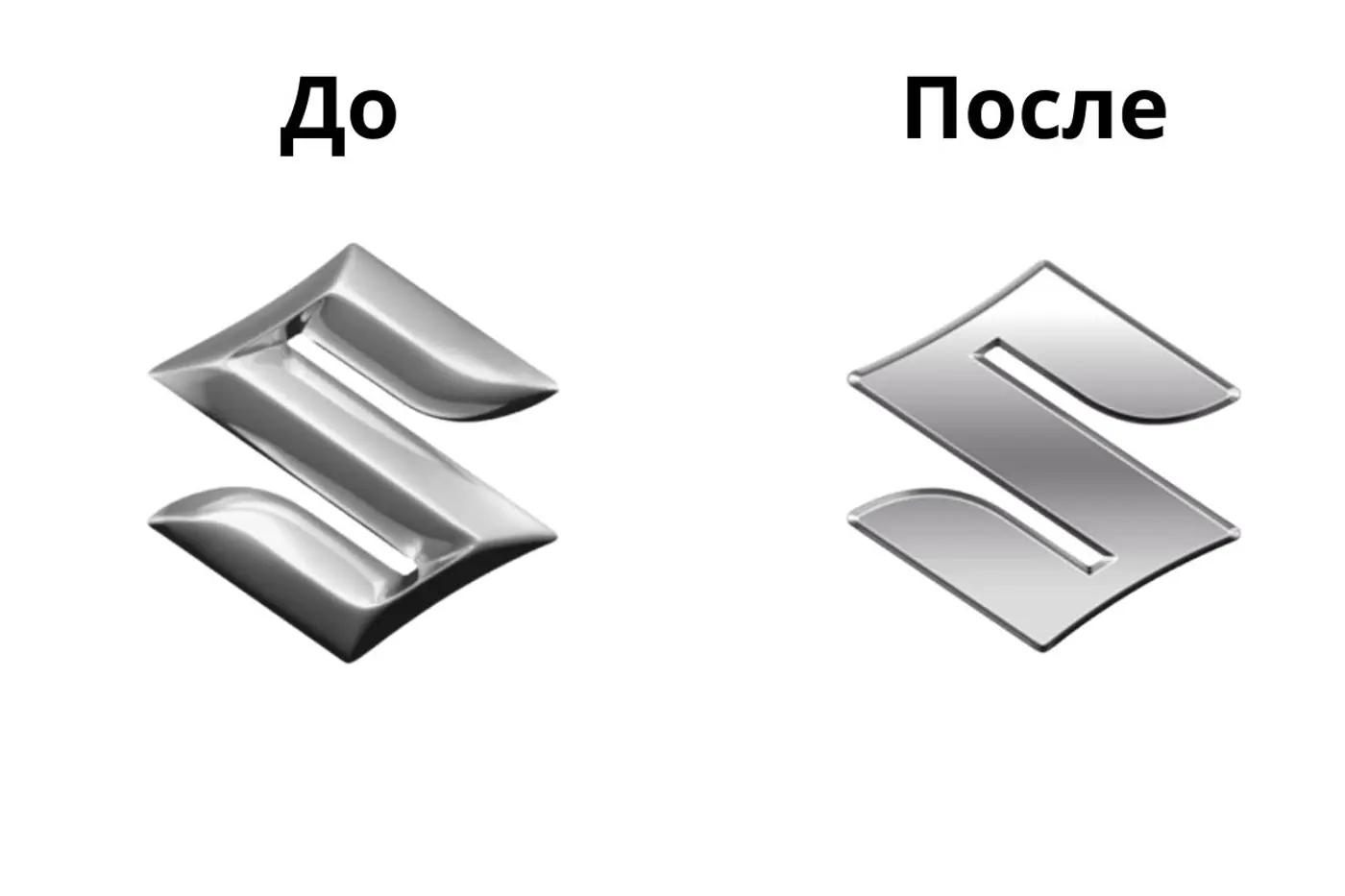 Первый за 22 года рестайлинг эмблемы Suzuki