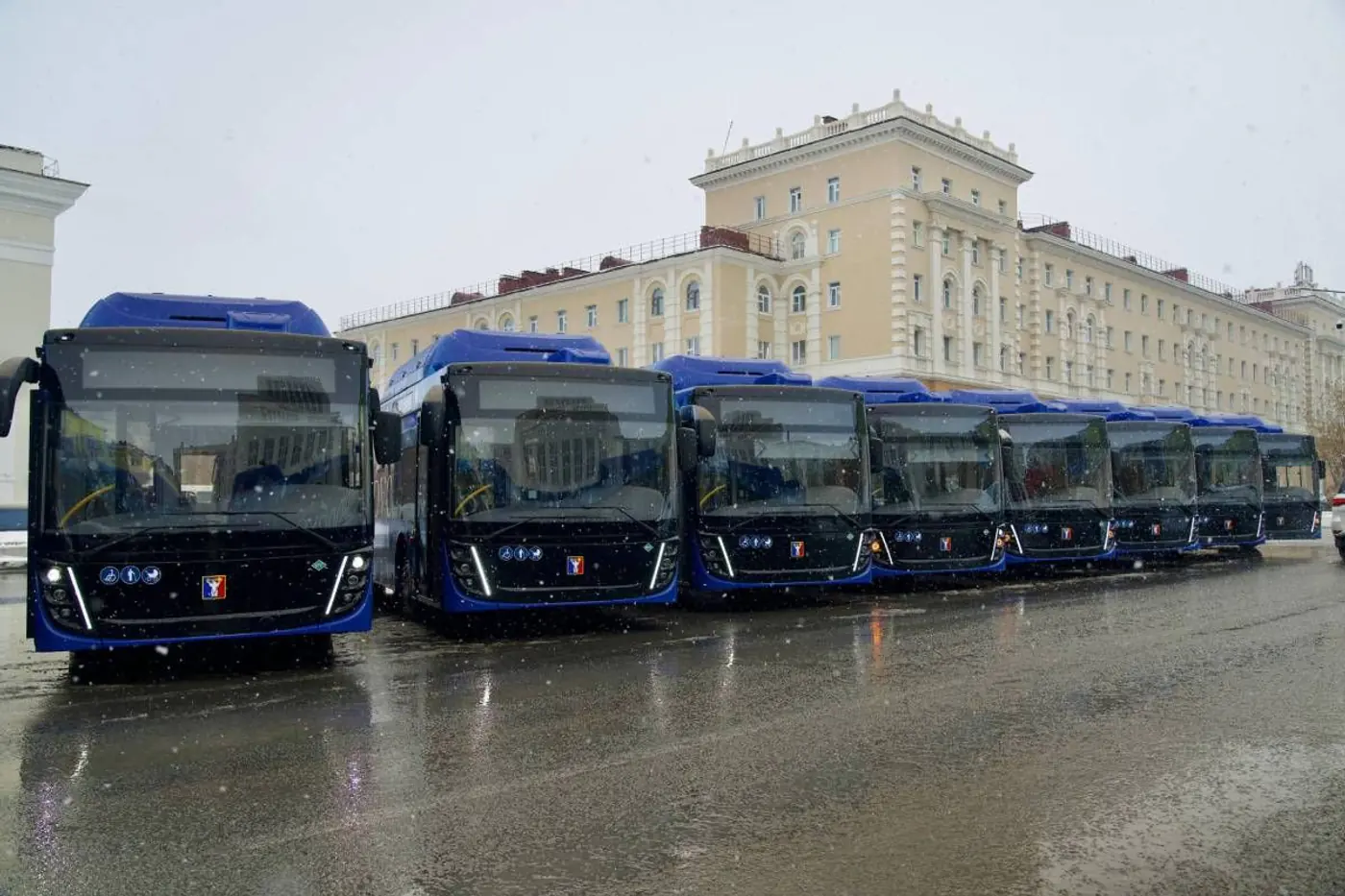 12 автобусов МАЗ на газу будут работать в Норильске