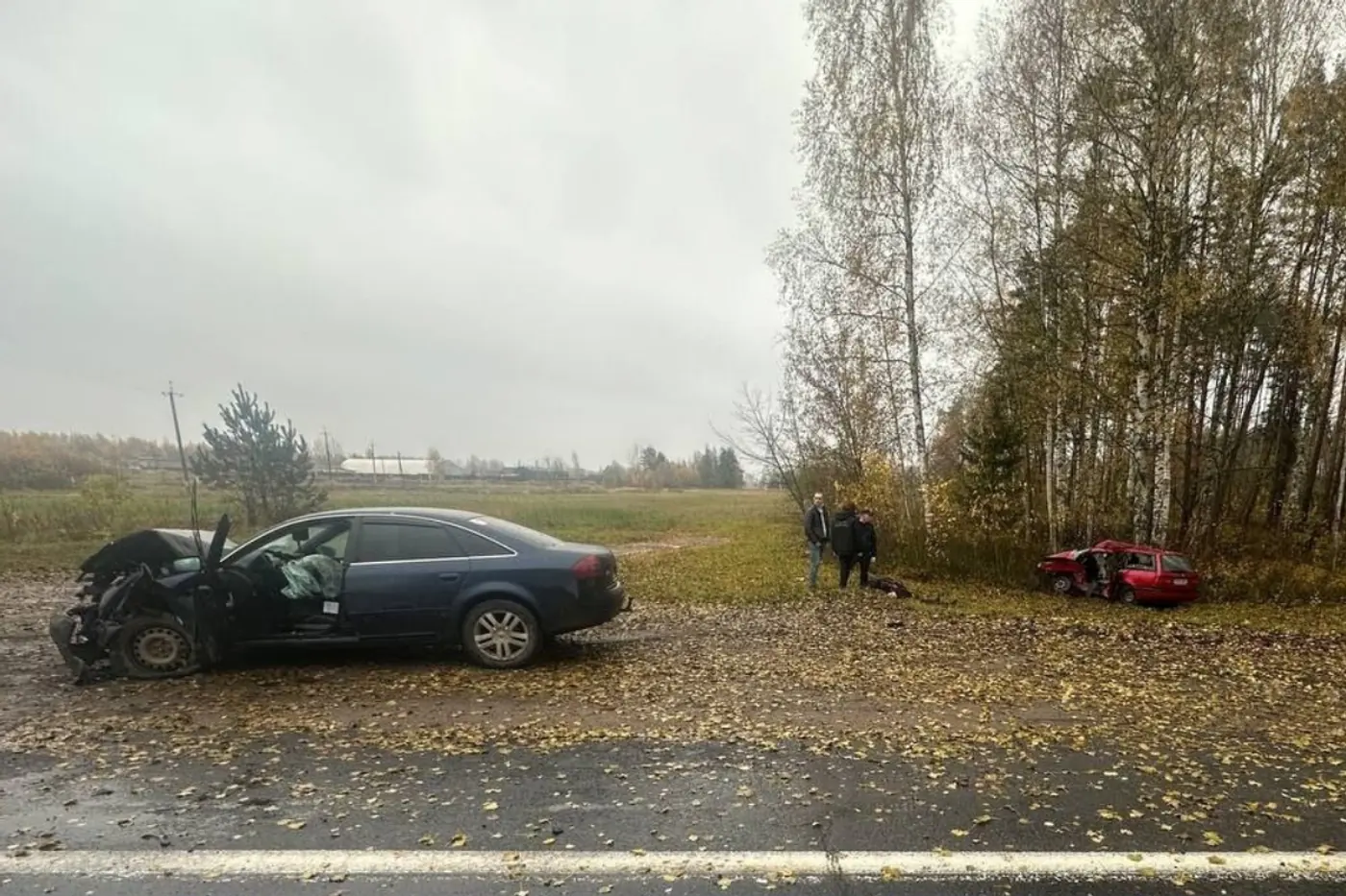 Под Лепелем Volkswagen столкнулся с Audi – два человека погибли
