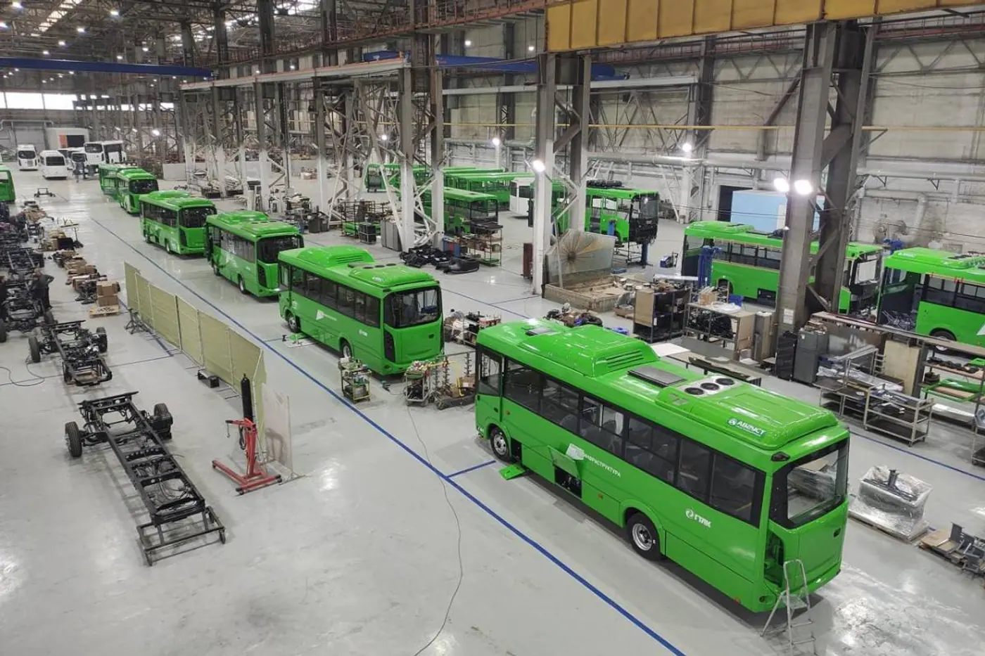 В России стартовало производство нового низкопольного автобуса