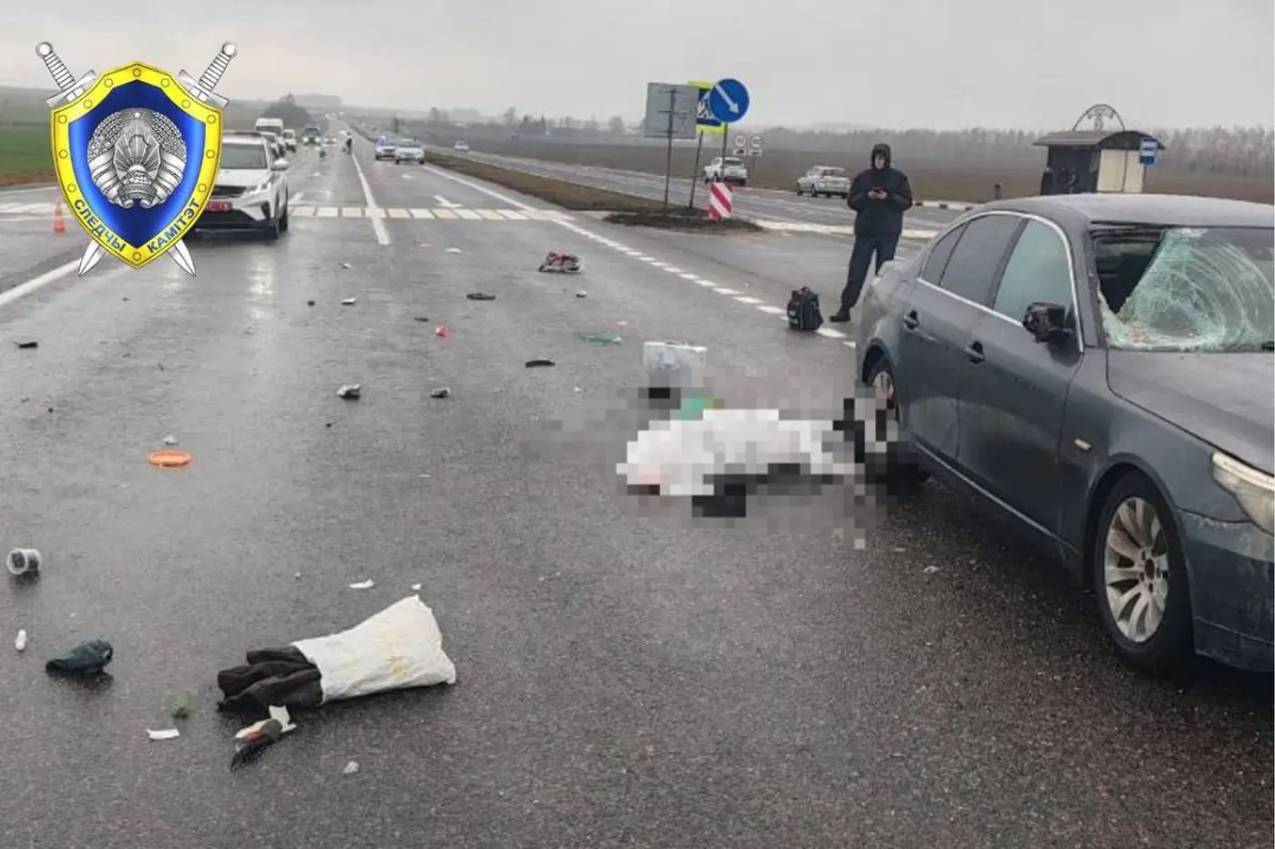 Смертельный наезд на переходе: водитель BMW сбил велосипедиста