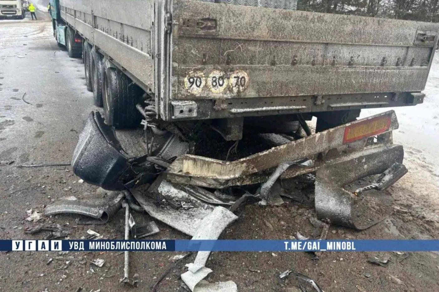 В аварии с водителем-бесправником под Слуцком погиб пассажир