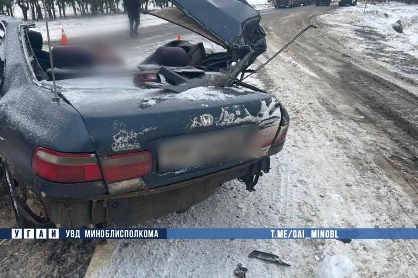 В аварии с водителем-бесправником под Слуцком погиб пассажир
