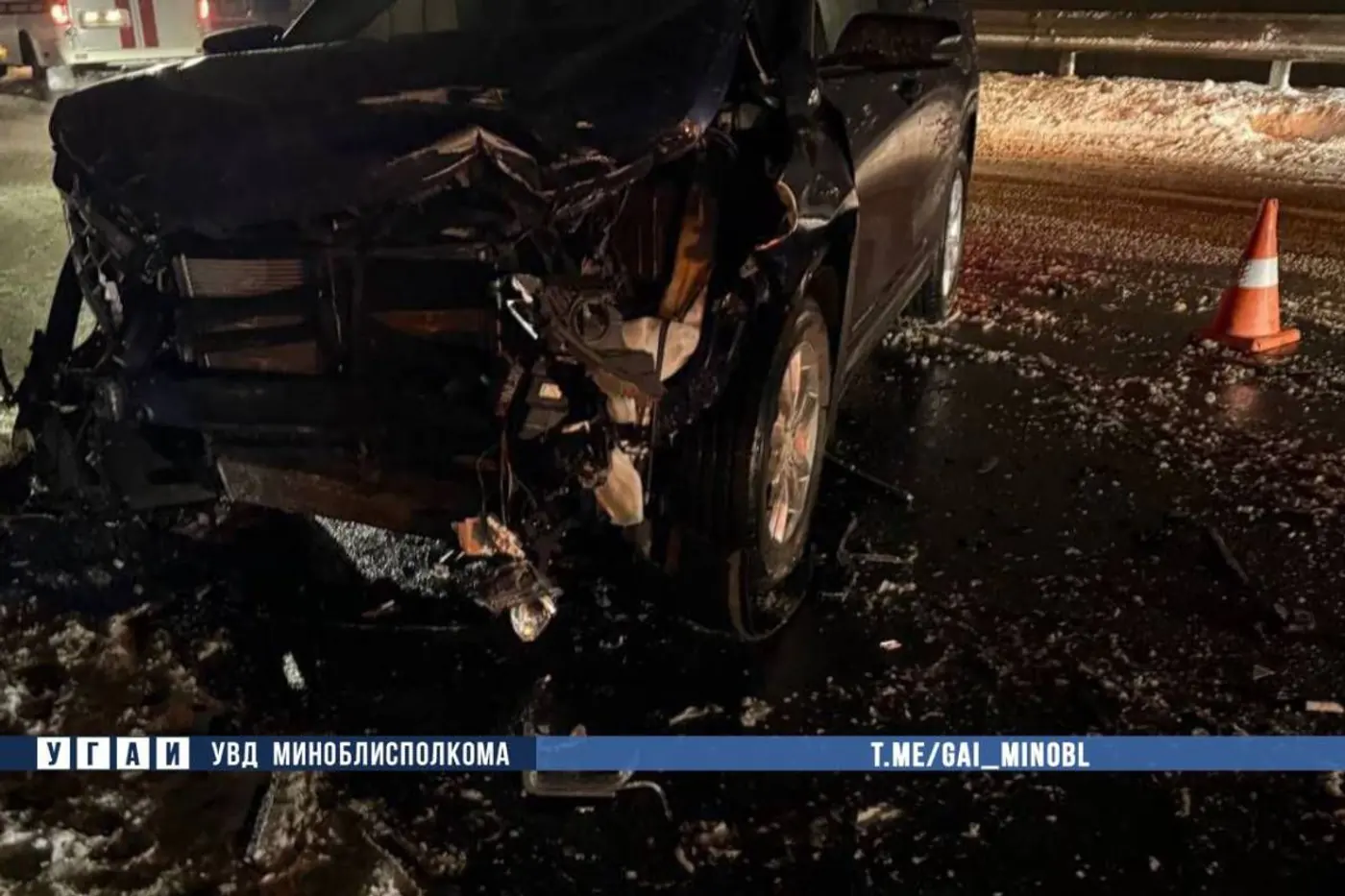 На М1 произошло ДТП с буксируемым автомобилем – травмирован водитель