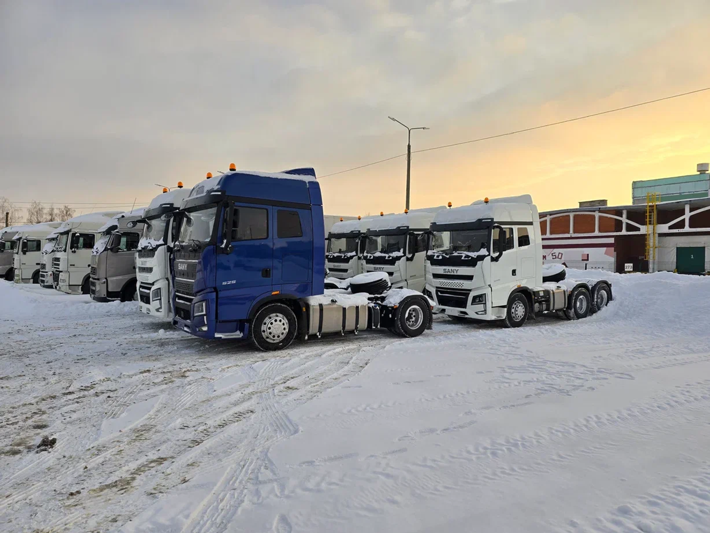 В Беларусь приехали тягачи SANY 2026 года