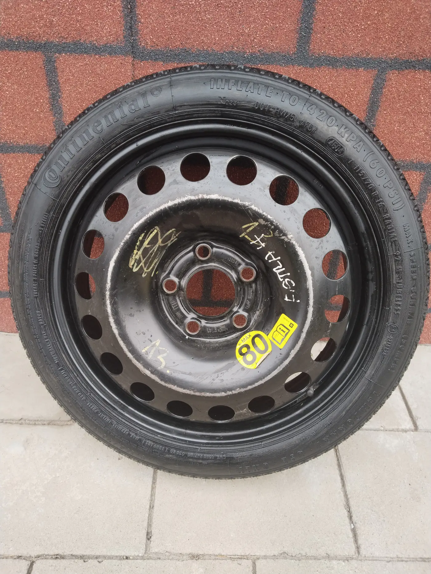 R16 115 70 Continental INFLATE