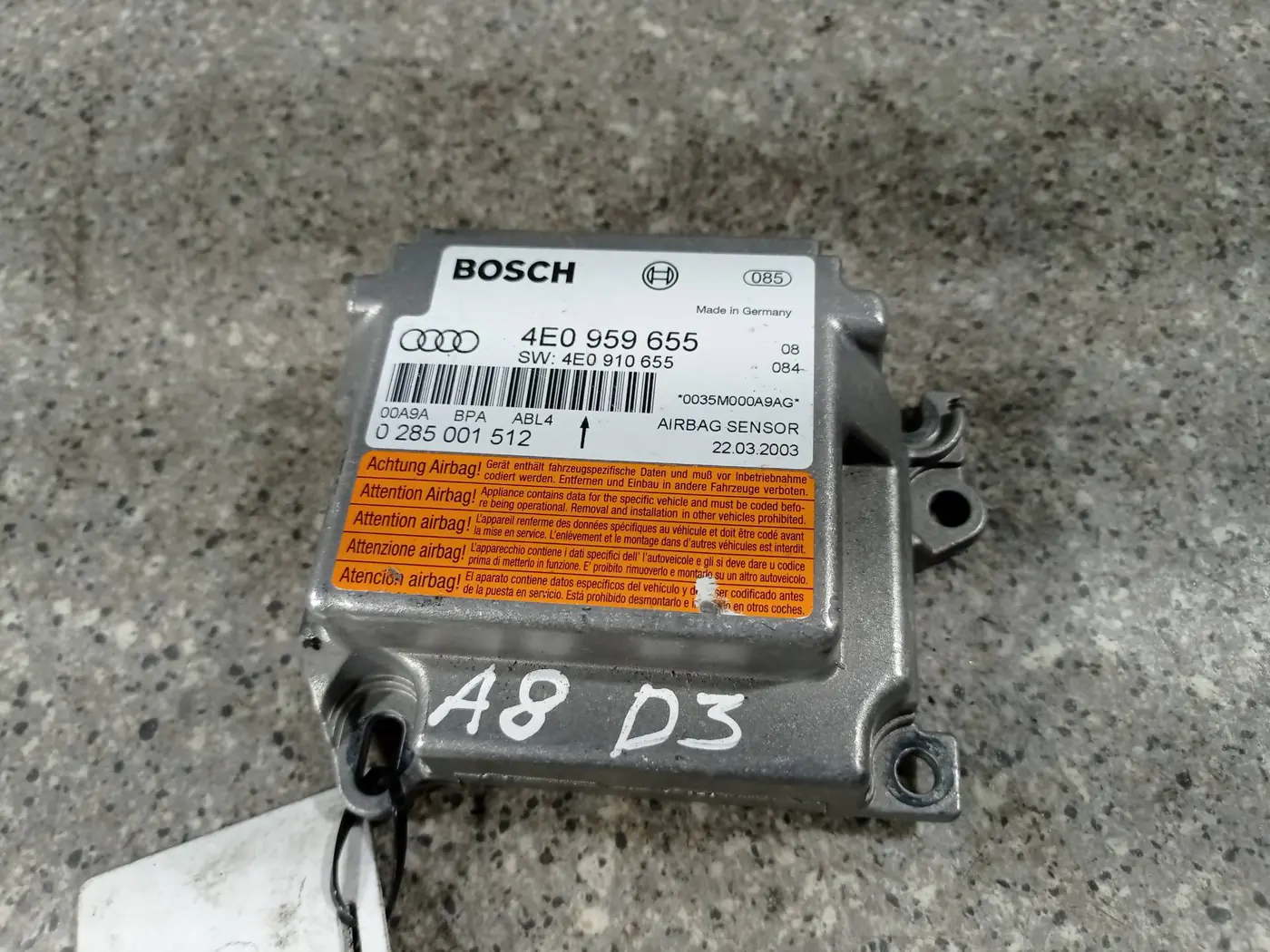Блок AirBag к Audi A8 2004