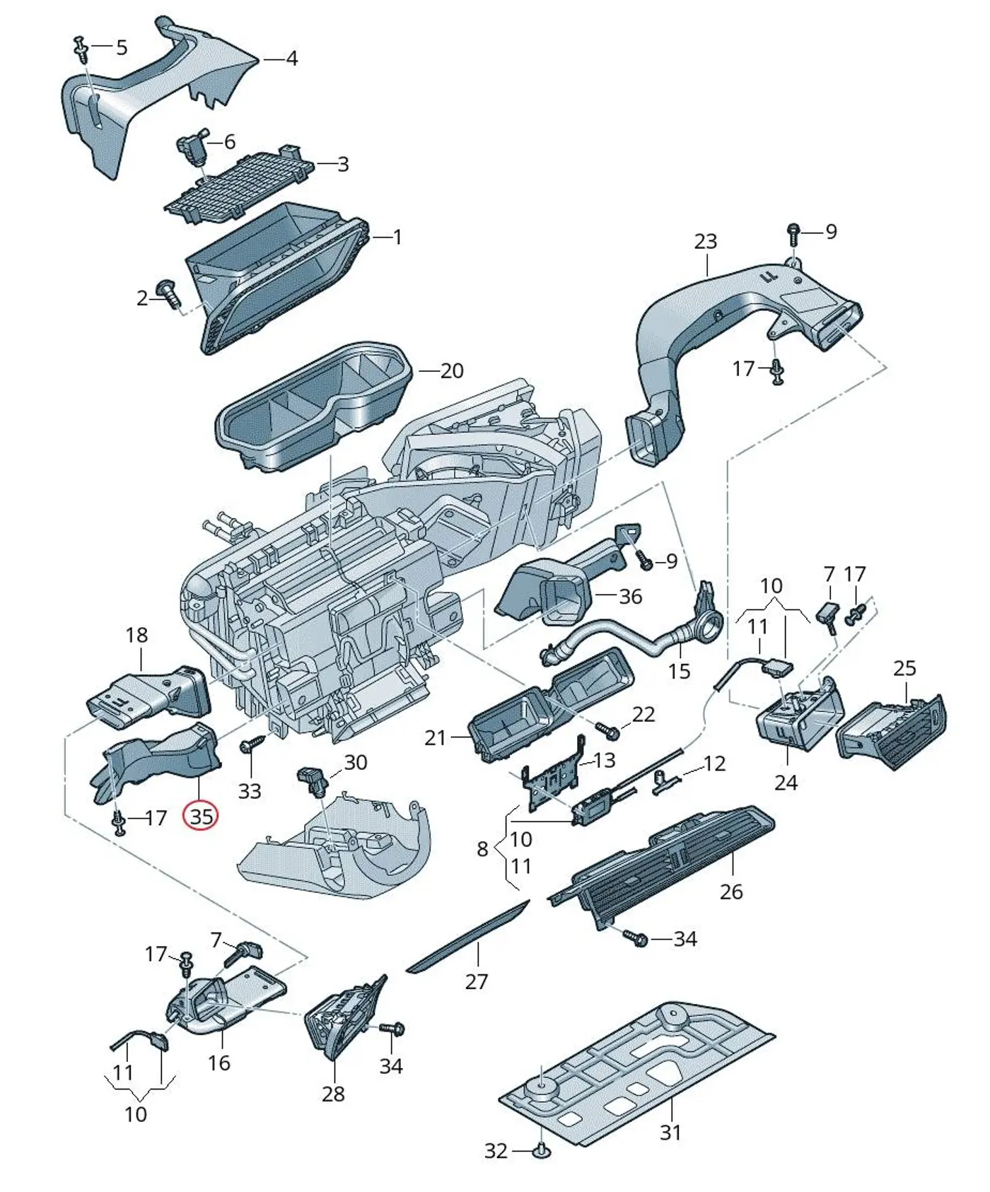 Воздуховод к Audi e-tron 2019