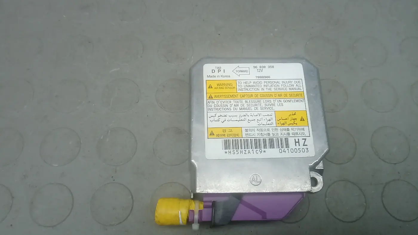 Система безопасности SRS к Chevrolet Kalos 2006