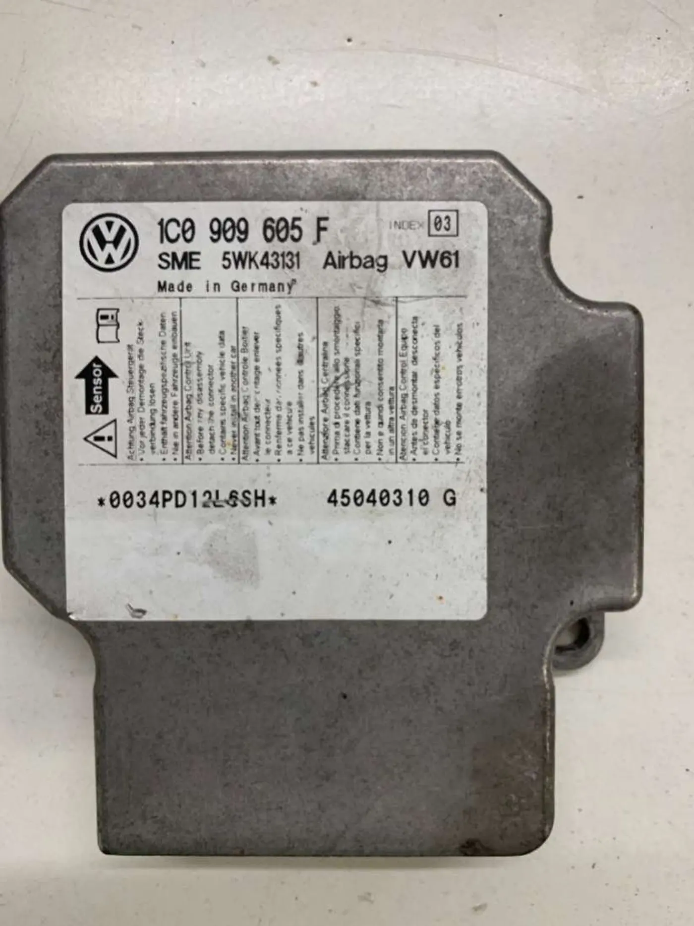 Блок AirBag к Volkswagen Sharan 2007