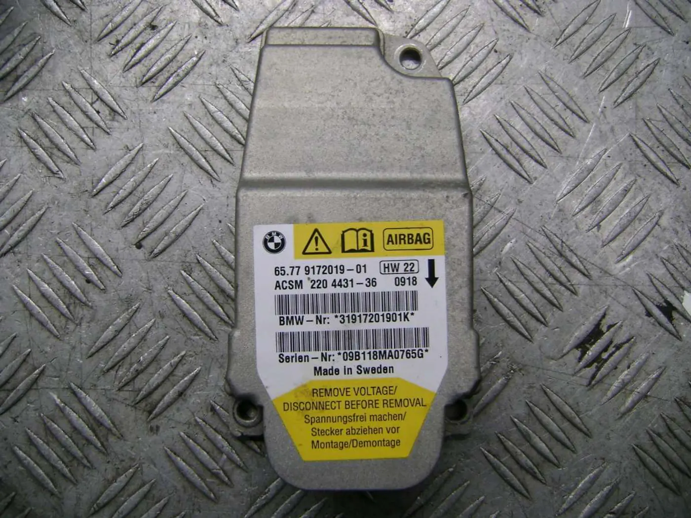 Блок AirBag к BMW 5 2005