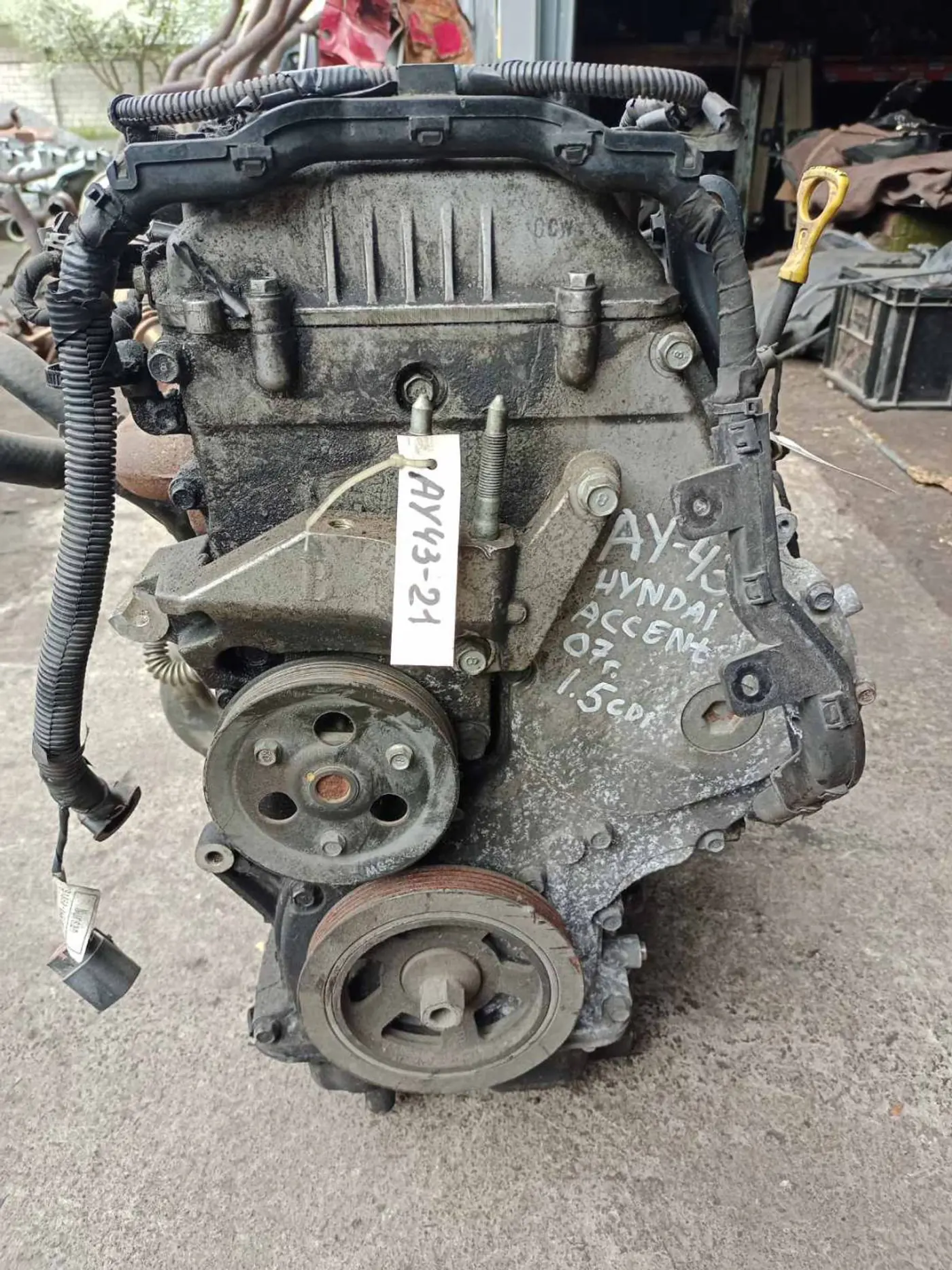 Двигатель к Hyundai Accent 2007