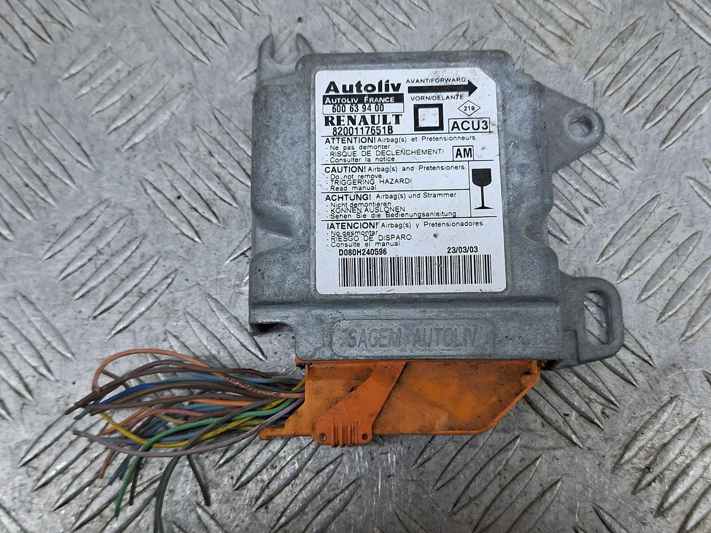 Блок AirBag к Renault Laguna 2005