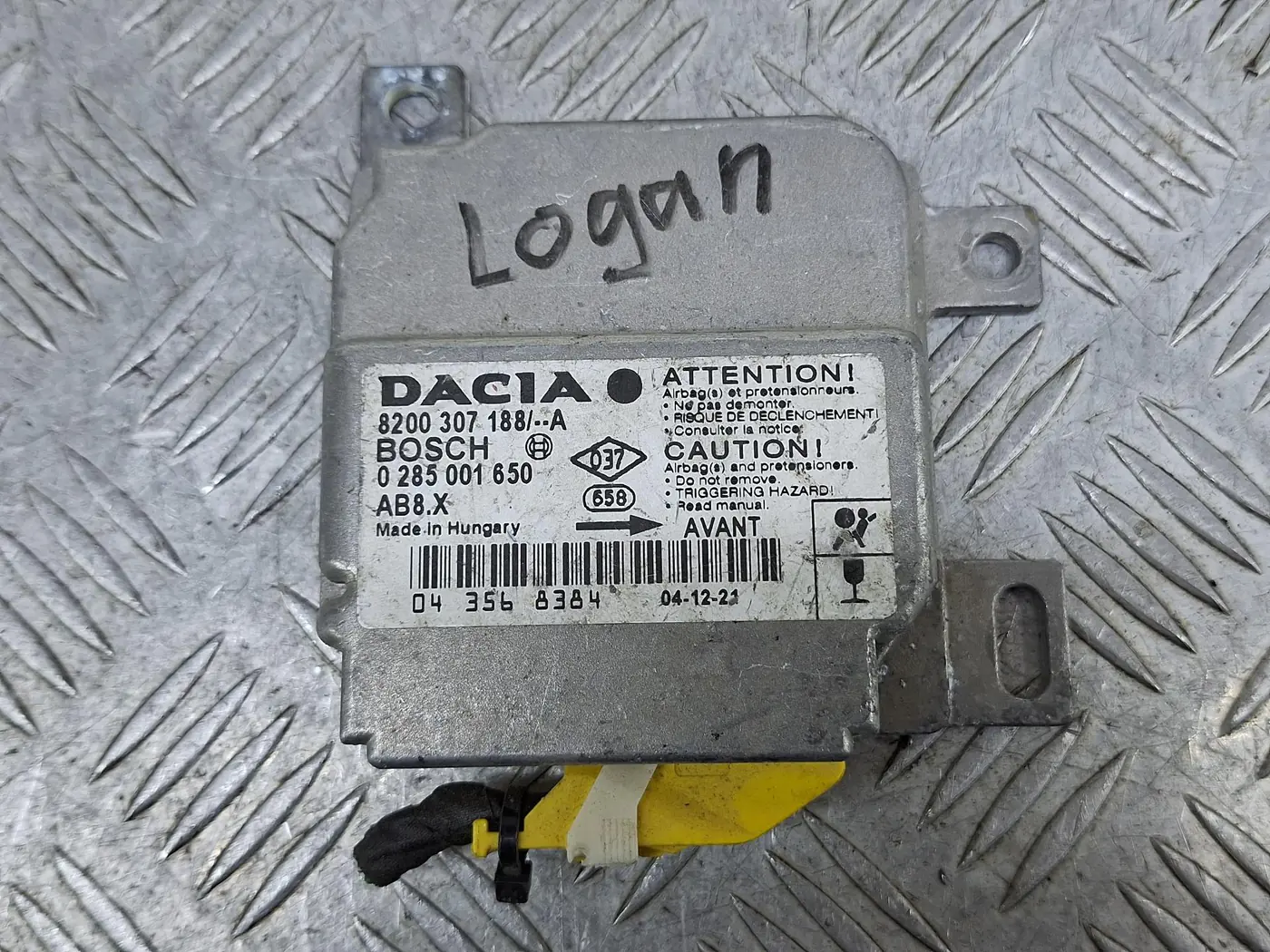 Блок AirBag к Dacia Logan 2008