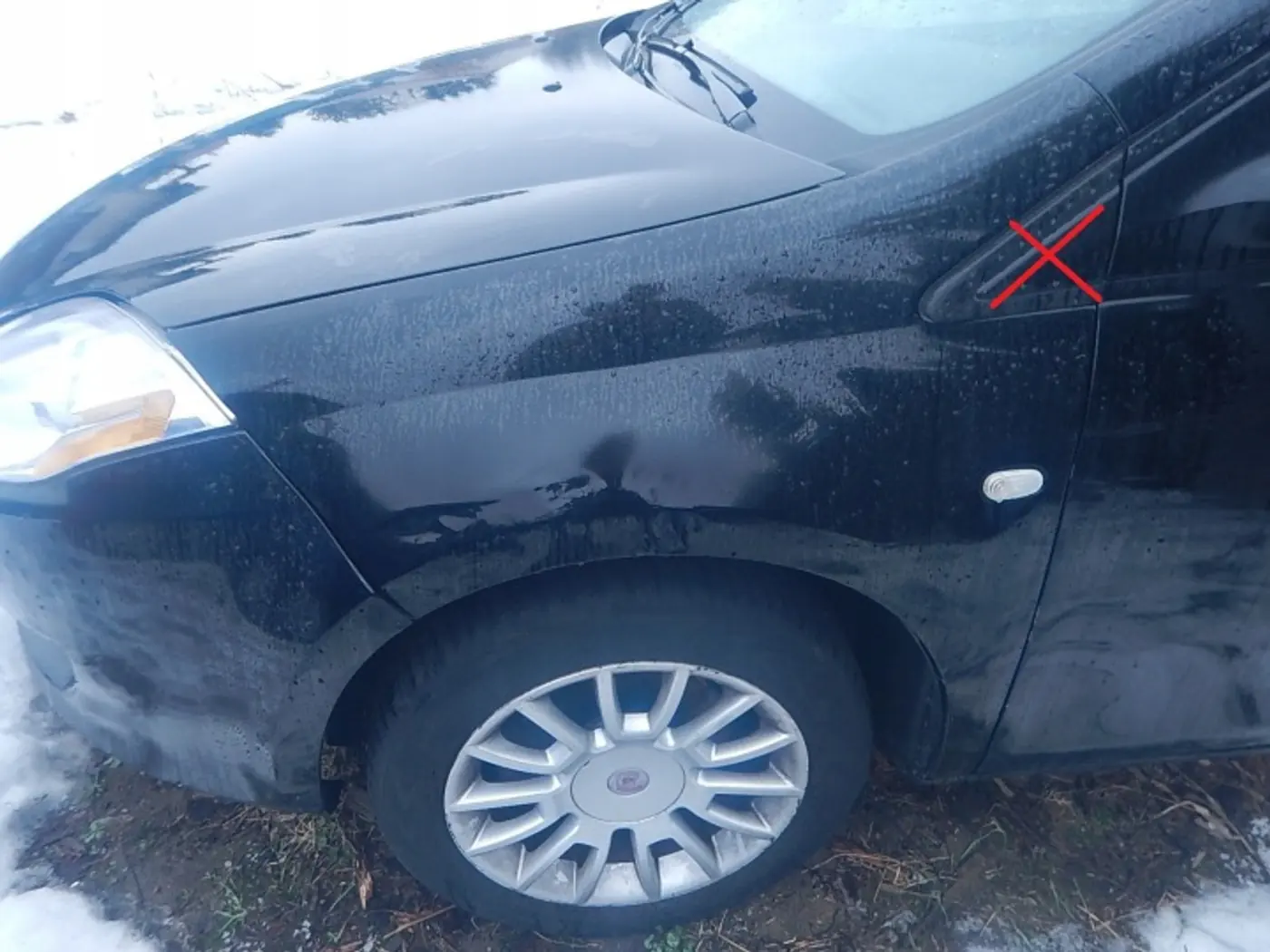 Крыло переднее левое к Fiat Bravo 2007
