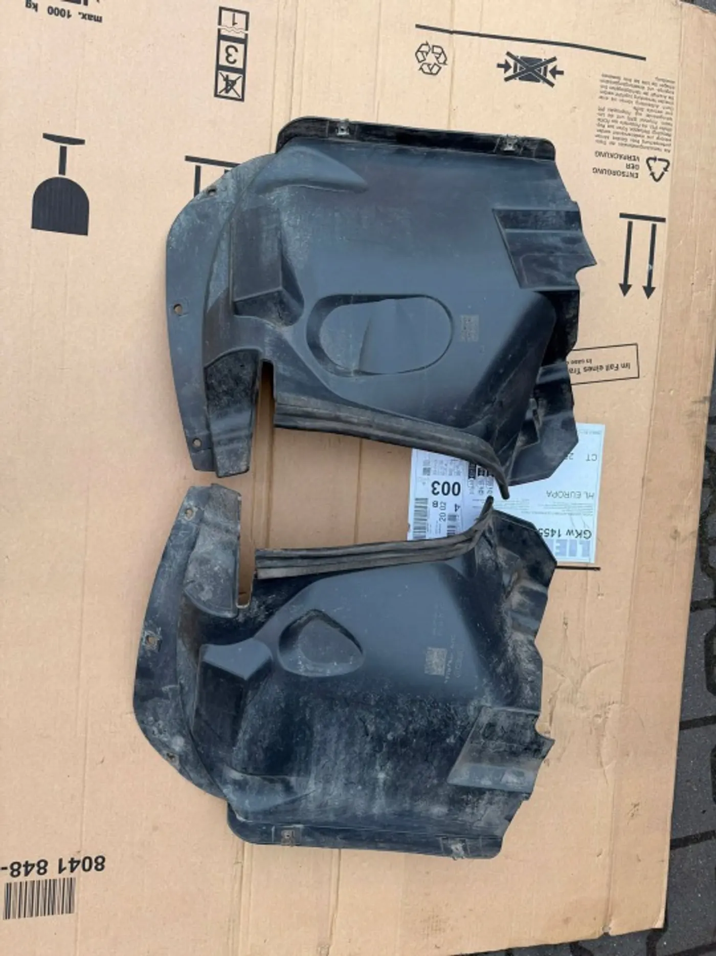 Защита арок (подкрылок) к Iveco  2006