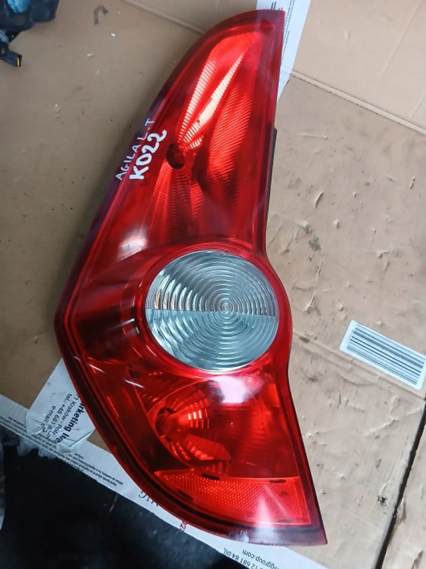 Фонарь задний левый к Opel Agila 2008