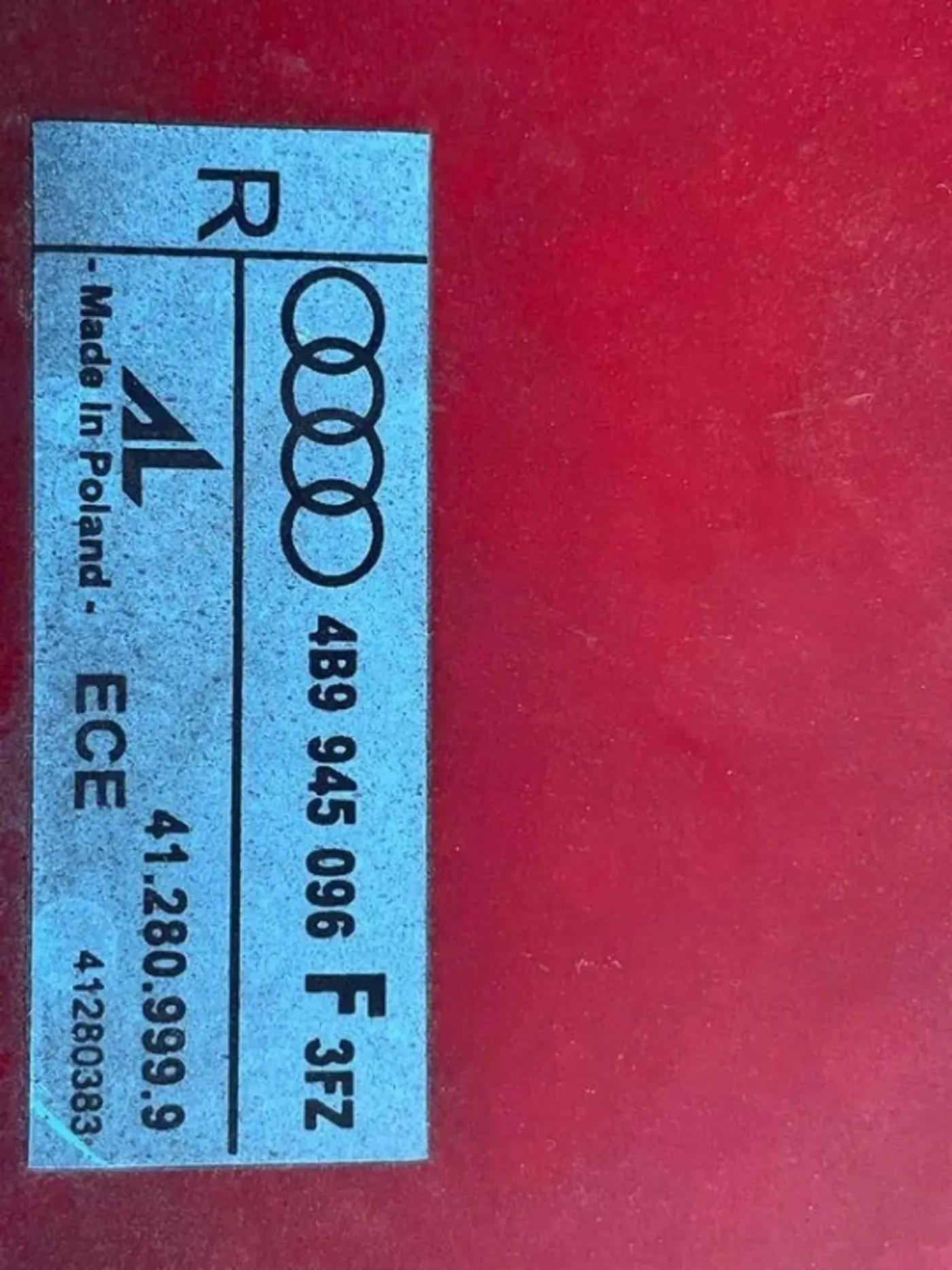 Фонарь задний правый к Audi S6 2006