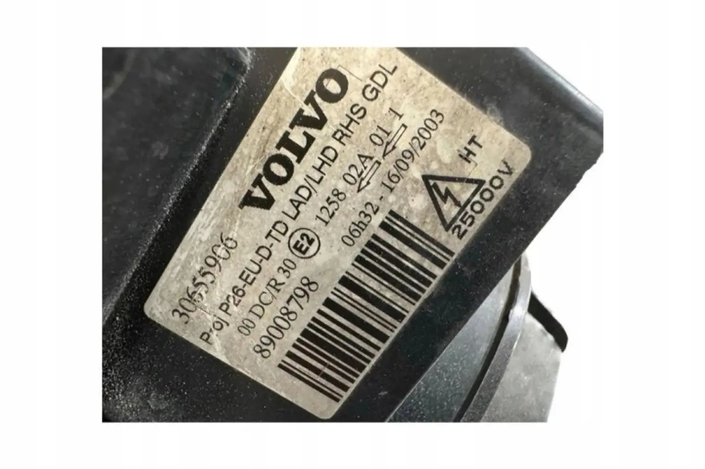 Фара правая к Volvo C70 2005