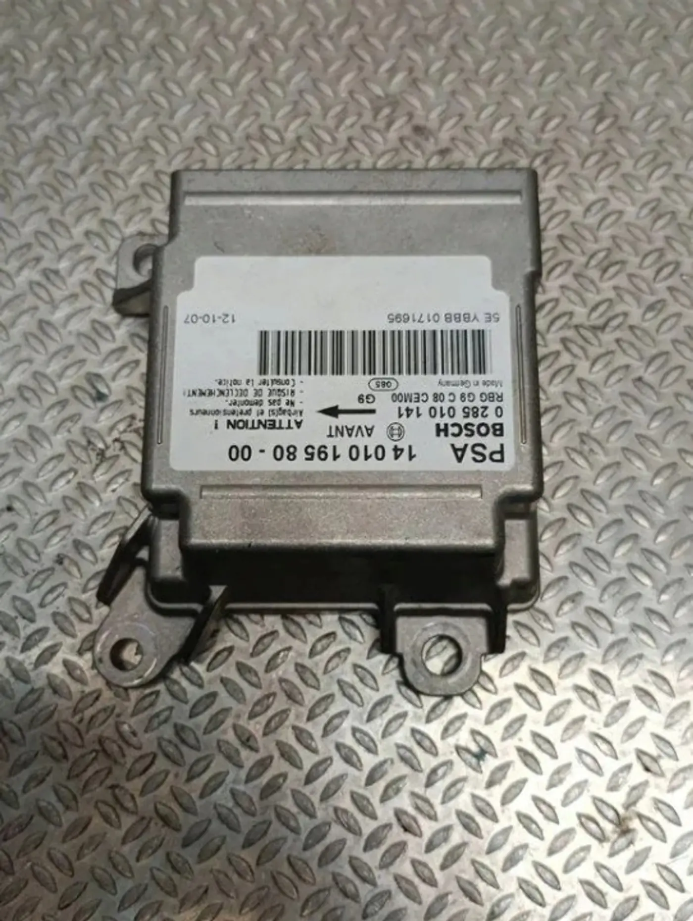 Блок AirBag к Citroen Jumpy 2007