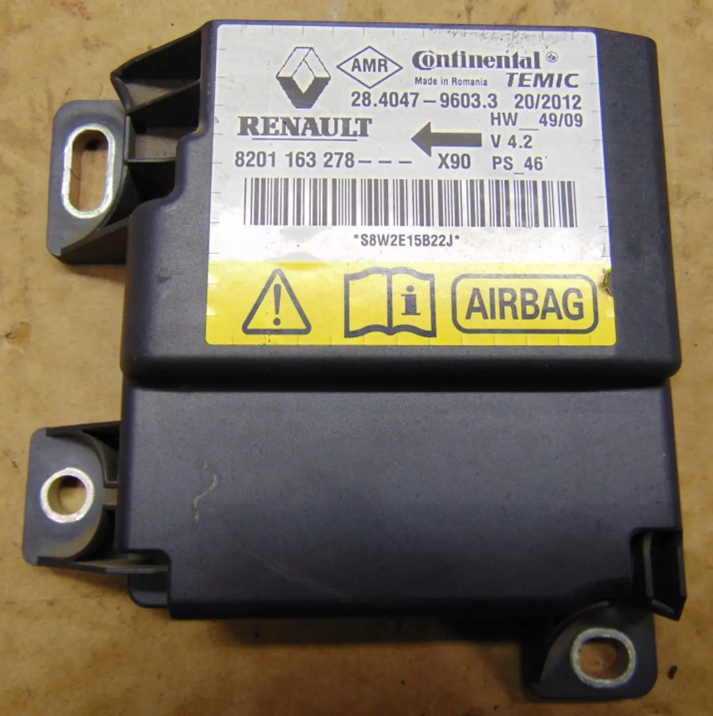 Блок AirBag к Dacia Sandero 2008